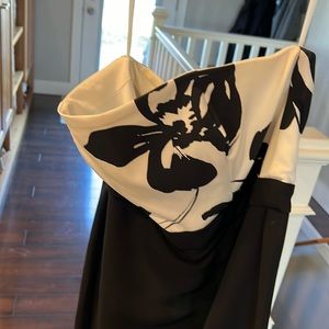 White House black market pantsuit strapless